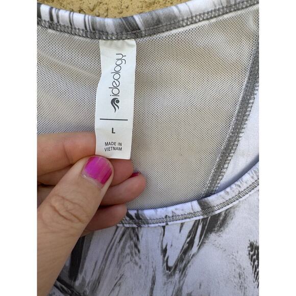 Ideology Women Large Marble Swirl Tank Top RapiDry - Picture 7 of 9